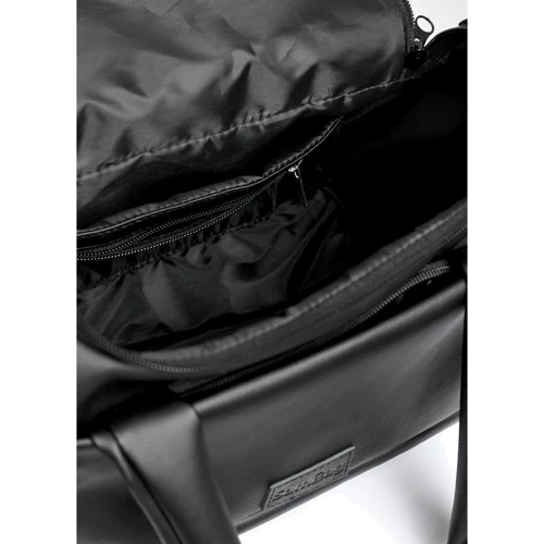 Жіноча спортивна сумка Sambag Vogue SQH чорна (90021001): Тип ручки Со съемным ремнем, Плечевой ремень, С двумя ручками, Короткая ручка