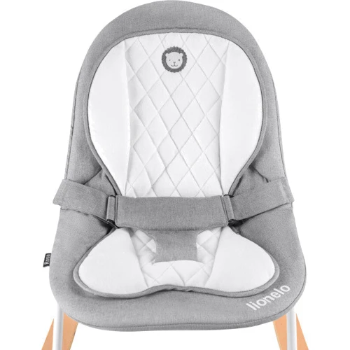 Шезлонг Lionelo Rosa (grey/white) до 9кг: Возраст с рождения