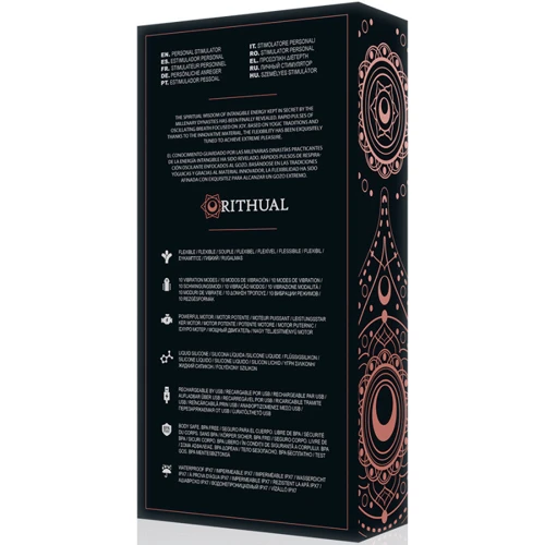 Вибратор для зоны G Rithual Kriya (черный)