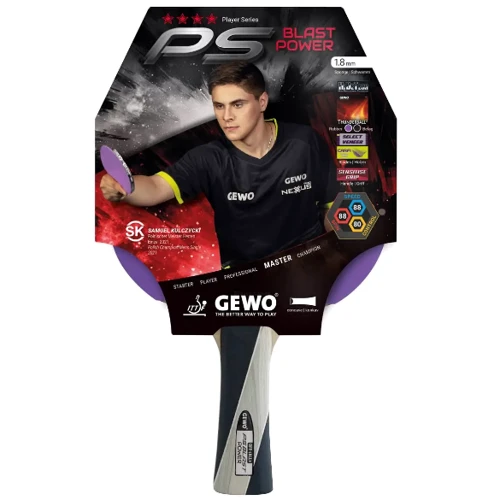 Ракетка для настільного тенісу Gewo PS Blast Power FL (1074100001) (931014)