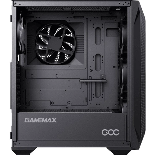 Корпус GameMax Brufen C1: Материал передней панели пластик и сталь