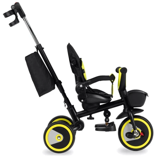 Трехколесный велосипед MoMi Invidia 5 в 1 (black): Диаметр колес, дюймов 9.5