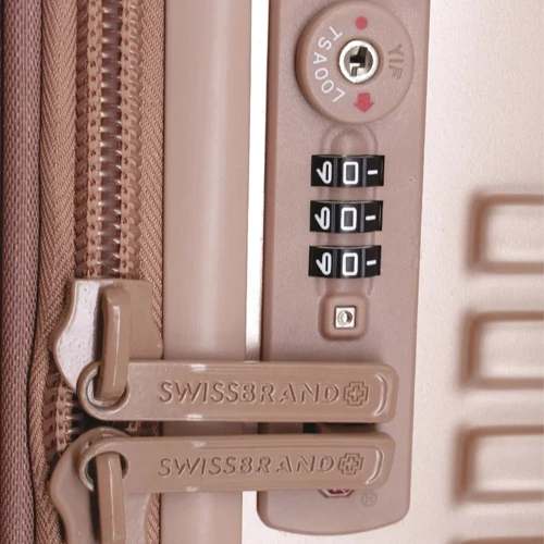 Чемодан Swissbrand Rome (L) Rose Gold (SWB_LHROM003L): Страна производитель Китай