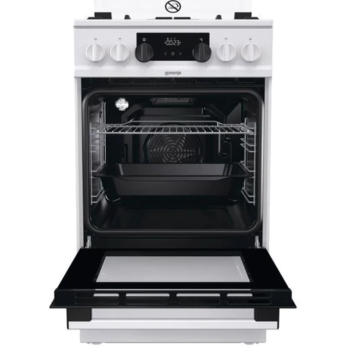 Плита комбинированная Gorenje K5342WF: Тип варочной поверхности газовая