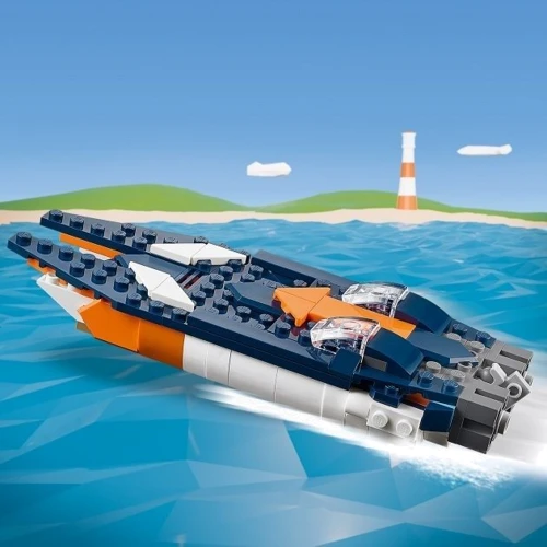 Конструктор LEGO Creator Сверхзвуковой самолёт 215 деталей (31126) фото 7