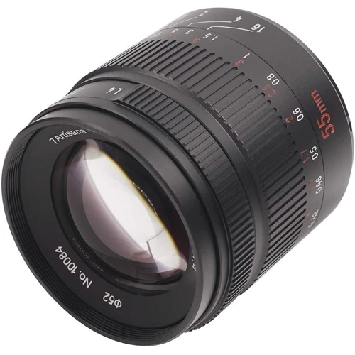 Объектив для фотоаппарата 7Artisans 55mm f1.4 mark ii Canon (EOS-M Mount)