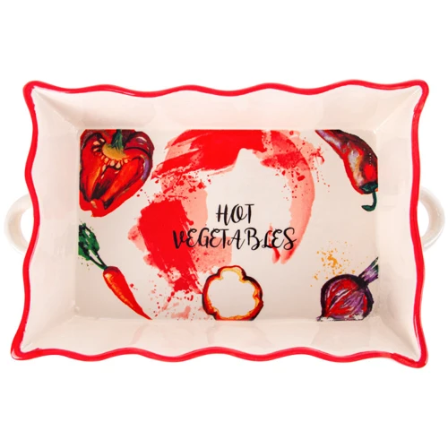 Блюдо для запекания Lefard Hot Vegetables 29x18.5x6 см (940-289): Крышка Нет
