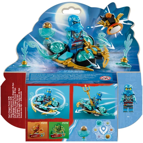 Конструктор LEGO Ninjago Суперсила дракона Нії дрейф спін-джитсу 57 деталей (71778) фото 9