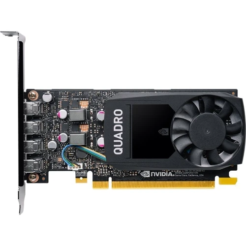 Видеокарта PNY V2 NVIDIA Quadro P1000 (VCQP1000V2-PB): Разрядность шины памяти, бит 128