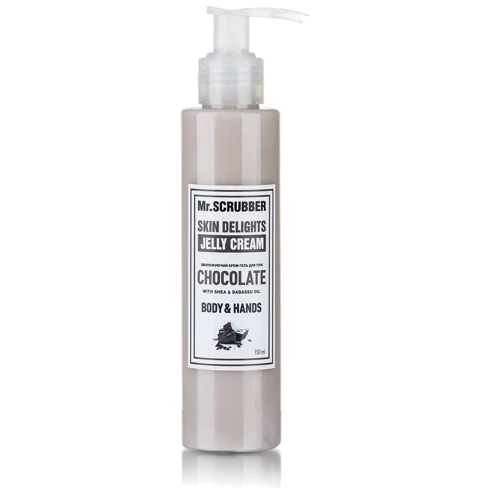 Mr.SCRUBBER Крем-гель для тела и рук SKIN DELIGHTS Chocolate 150 ml