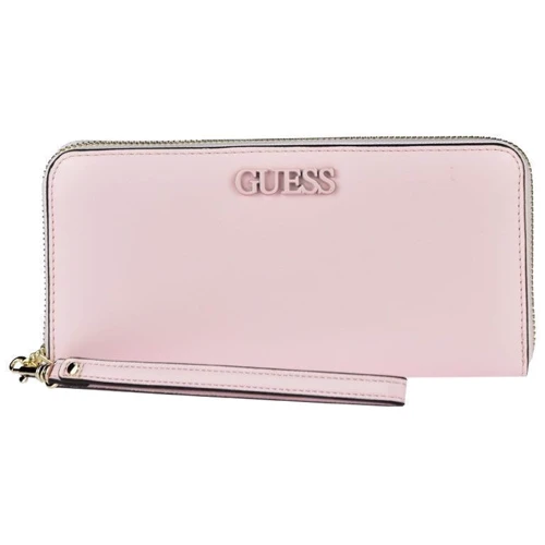 Женский кошелек Guess Central City Slg Lrg Zip Arnd бежевый (SWVG8109460-BLS)