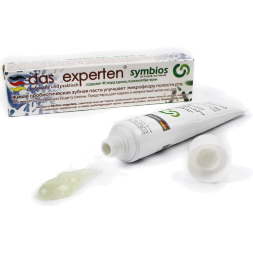 Das Experten Symbios Зубна паста для покращення мікрофлори ротової порожнини 70 ml: Призначення Свежесть дыхания, Очищение