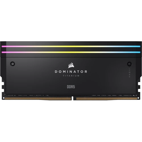 Corsair 64 GB (2x32GB) DDR5 6600 MHz Dominator Titanium RGB Black (CMP64GX5M2X6600C32) фото 6