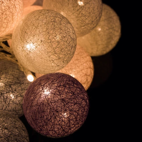 Гирлянда на батарейках Springos Cotton Balls 4 м 20 LED CL0048 Warm White: Применение Для дома
