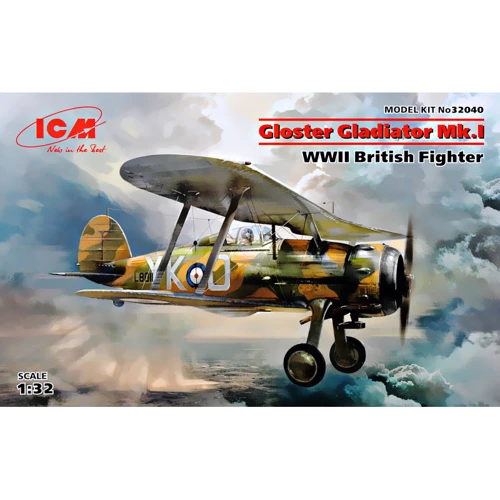Британский истребитель ICM II МВ Gloster Gladiator Mk.I