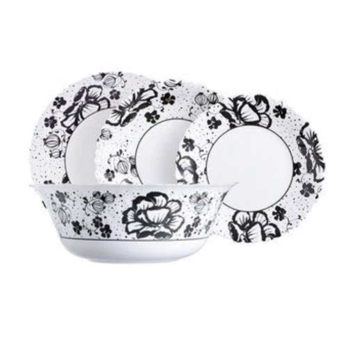 Столовый сервиз Сервиз Luminarc Alcove Black H2416 (19 пр.)