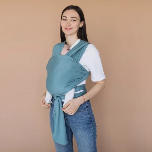 Слинг-шарф Love & Carry Лагуна голубой (LC453): Материал вискоза