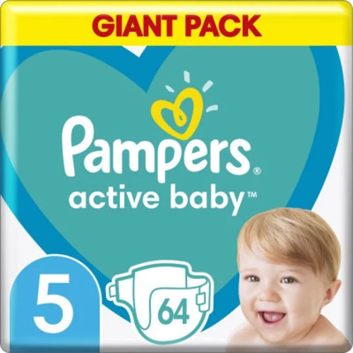 Подгузники Pampers Active Baby Junior Размер 5 (11-16 кг) 64 шт (8001090949974)