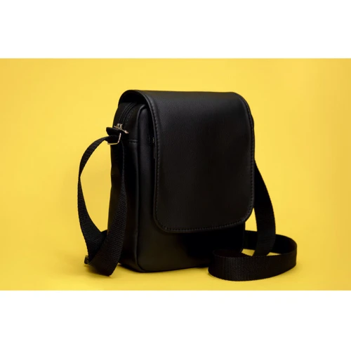 Мужская сумка через плечо Sambag Makros черная (70250001): Страна производитель Украина
