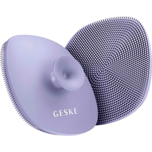 Щітка для обличчя GESKE Facial Brush 4 в 1 Purple з утримувачем (GK000038PL01) фото 4