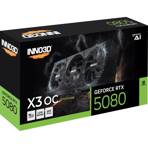Видеокарта INNO3D GEFORCE RTX 5080 X3 OC (N50803-16D7X-17603930)