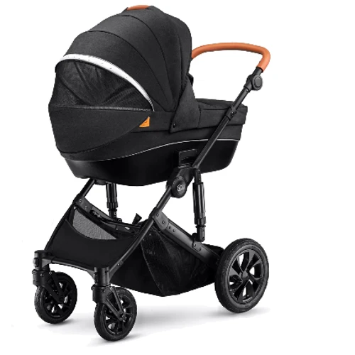 Универсальная коляска 2 в 1 Kinderkraft Prime Black + MommyBag (KKWPRIMBKMB200): Количество блоков 1