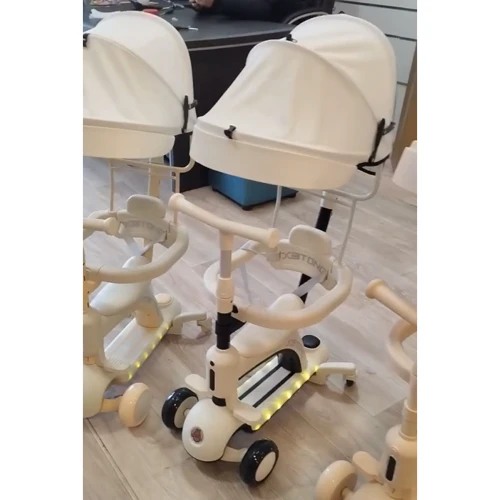 Самокат Maraton Smart Baby 669 Трансформер Молочный: Тип тормоза ножной