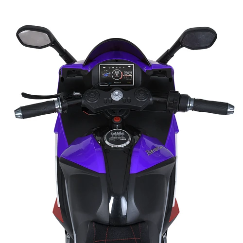 Дитячий електромотоцикл Bambi синій (M 6013EL-9(24V))