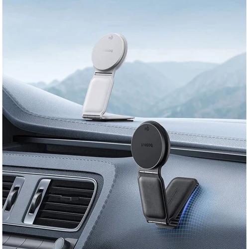 Держатель Baseus Car Holder Magnetic C02 Mega Wireless Charging 15W Gray (C40169003831-00) for Apple iPhone 16 I 15 I 14 I 13 I 12 series: Производитель Baseus