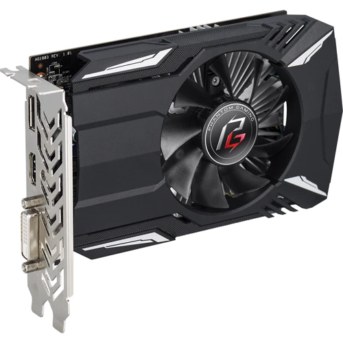 Видеокарта ASRock Radeon RX 550 Phantom Gaming 2GB: Разрядность шины памяти, бит 128