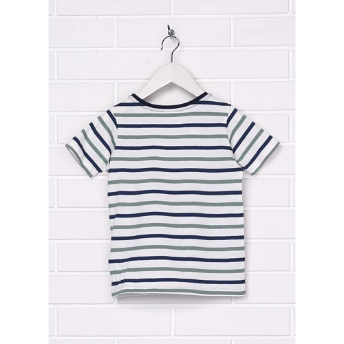 Футболка H&M 5548536 68 см синяя: Пол Мальчик