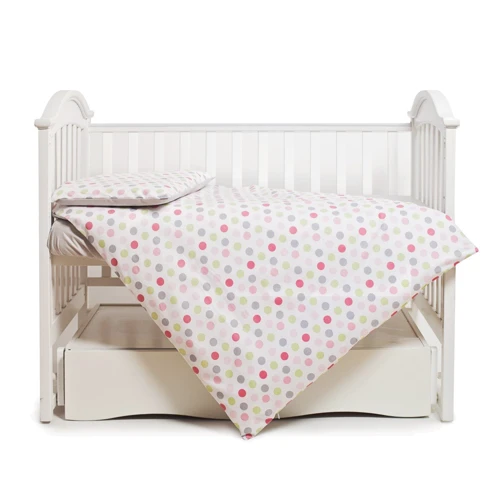 

Комплект постельного белья Twins Happy Points розовый (3033-TH-30108)
