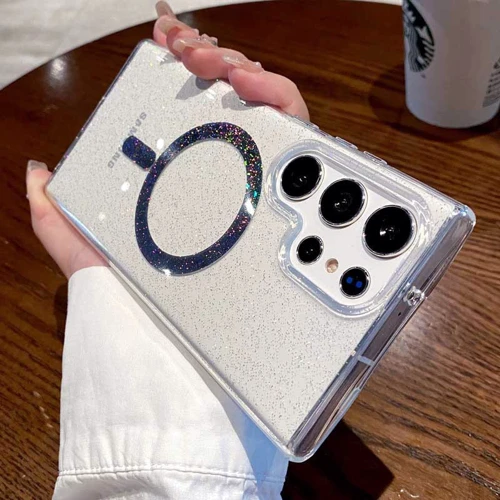Чехол для телефонов Epik TPU Case Eclipse Sparkle MagFit Clear for Samsung S918 Galaxy S23 Ultra: Совместимость Samsung S918 Galaxy S23 Ultra