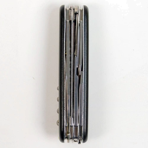 Мультитул Victorinox HUNTSMAN MAT чорний матовий лак із жовтим лого (Vx13713.3_M0008p) фото 11