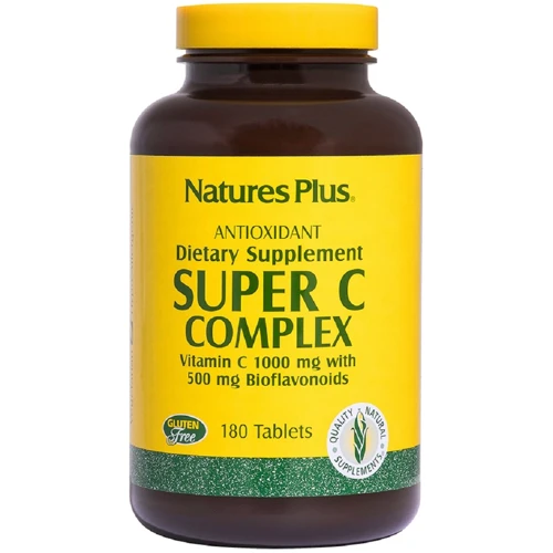 Nature's Plus Super C complex 500 mg Супер комплекс вітаміну С 90 таблеток