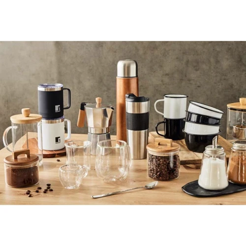 Набір ложок для латте Bergner Coffee & tea lovers 4 предмети (BG-46105-MM)