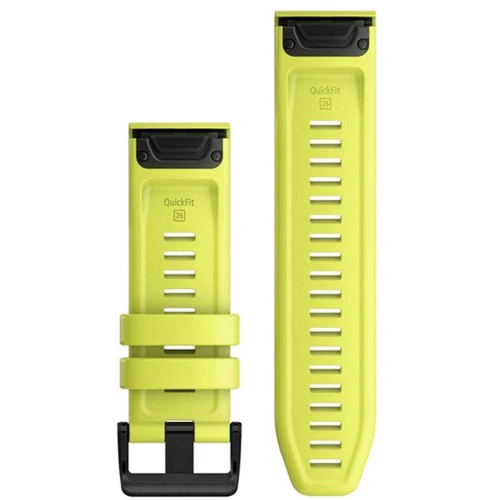 Ремешок Garmin QuickFit 26 Watch Bands Amp Yellow Silicone (010-12864-04): Цвет желтый