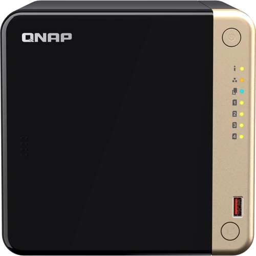 Сетевой накопитель (NAS) Qnap TS-464-8G: Предустановленные диски Нет