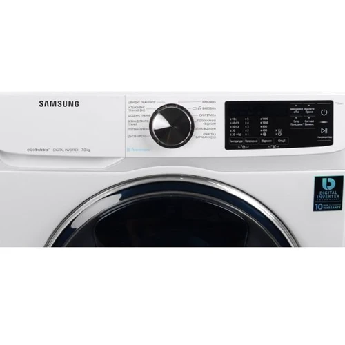 Стиральная машина Samsung WW70R421XTWD/UA: Загрузка белья (стирка), кг 7