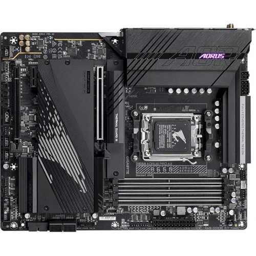 Gigabyte B650 Aorus Pro AX: Оперативная память 4xDDR5 6600 МГц, до 192 ГБ