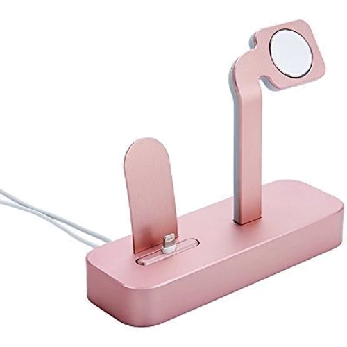 Док-станція COTEetCI Base5 Dock Stand Rose Gold (CS2095-MRG) for Apple iPhone and Apple Watch фото 3