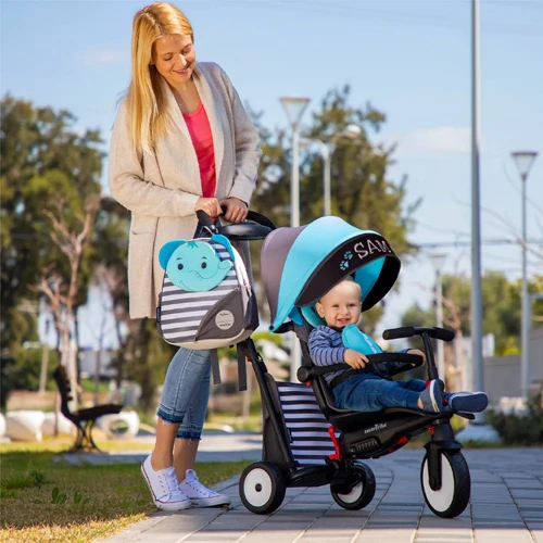 Триколісний велосипед Smart Trike Folding Trike STR5 7 in 1 Elephant (Слоник) фото 6