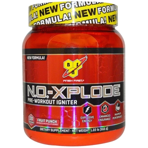 BSN N.O.-Xplode 3.0 Pre-Workout Igniter 30 serv. 555 g Fruit Punch: Вкус Фруктовый пунш