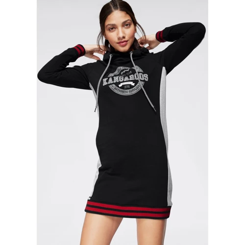 Сукня KangaROOS 92272149 42-44 чорне спортивне короткий міні