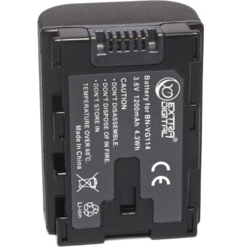 Аккумулятор ExtraDigital JVC BN-VG114 (chip): Тип аккумулятор