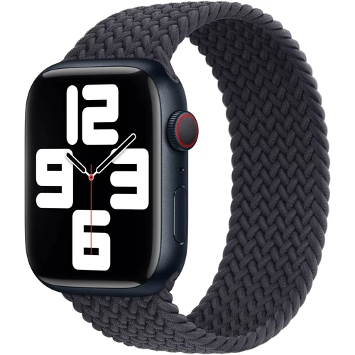 Аксессуар для Watch Apple Braided Solo Loop Black Size 5 (MPA63) for Apple Watch 38/40/41mm: Совместимость Apple Watch 41mm, Apple Watch 38mm, Apple Watch 40mm