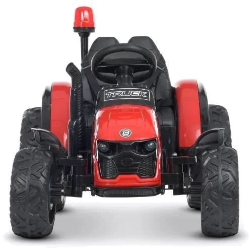 Дитячий електромобіль Bambi Racer трактор з червоним причепом (M 4573EBLR-3): Вид трактор