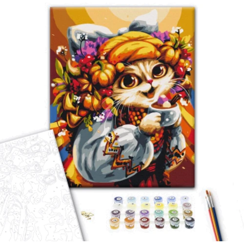 Картина по номерам Brushme Сентябрьская кошечка © Марианна Пащук 40х50 см (BS53823): Производитель Brushme