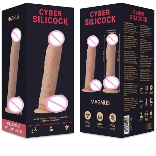 Фаллоимитатор на присоске CYBER SILICOCK Magnus
