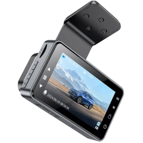 Автомобильный видеорегистратор Hoco DV9 3-inch screen driving recorder (720P) Metal Gray: Оснащение дисплей